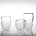 350ML Double Glass Cup