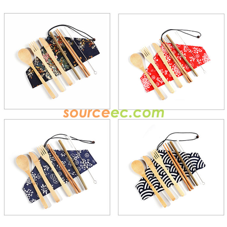 Customization Eco-friendly Tableware with Bag Corporate Gifts