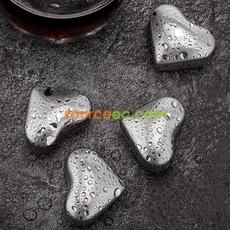 Heart-shaped Stainless Ice Cube