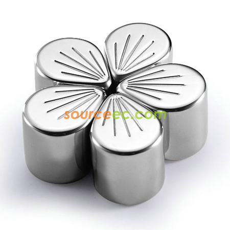 Petal-shaped Stainless Ice Cube