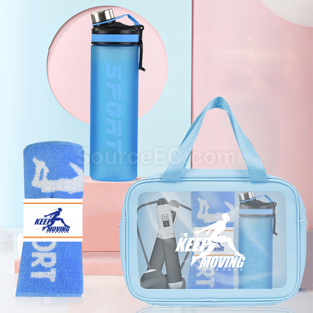 Customization Water Bottle Towel Fan Set Corporate Gifts