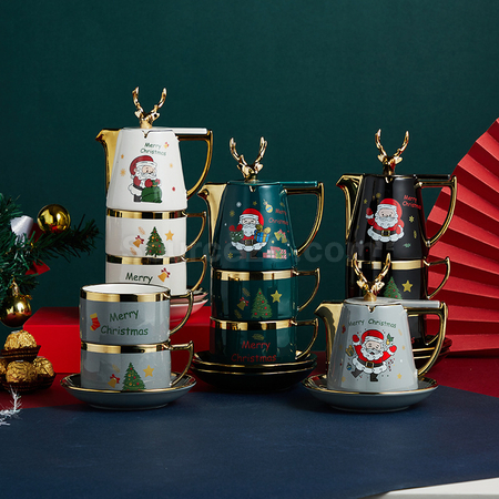 Christmas Ceramic Cup Set