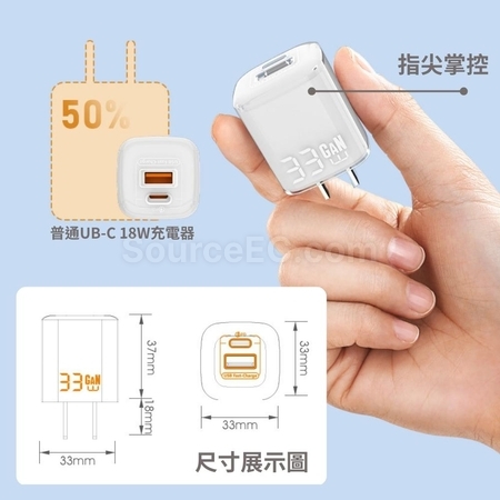 Customization PD30w GaN Adapter Corporate Gifts