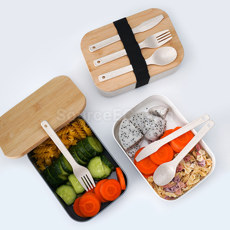Customization Wheat Straw LunchBox Corporate Gifts
