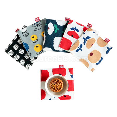 Customization Cotton Coasters Corporate Gifts