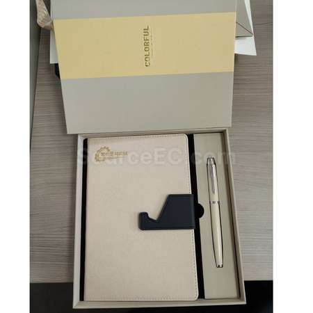 Customization PU Phone Holder and Notebook Corporate Gifts