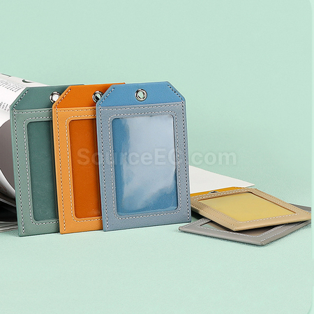 Customization PU Badge Holder Corporate Gifts