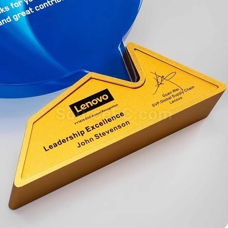 Customization Crysta & Metal Trophy Corporate Gifts