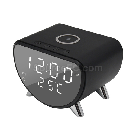 Customization Multifunctional Wireless Charging Temperature Alarm Clock Corporate Gifts