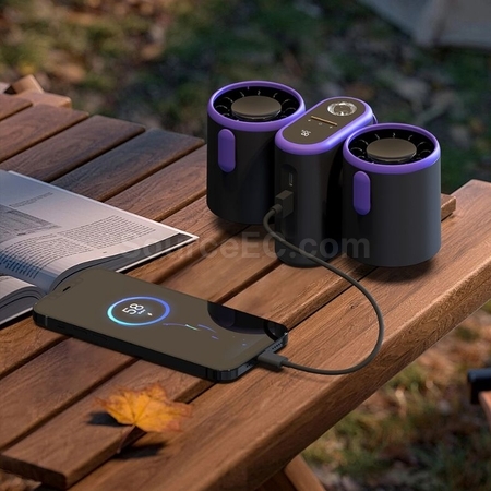 Customization Double-Head Waist-Mounted Small Fan Corporate Gifts