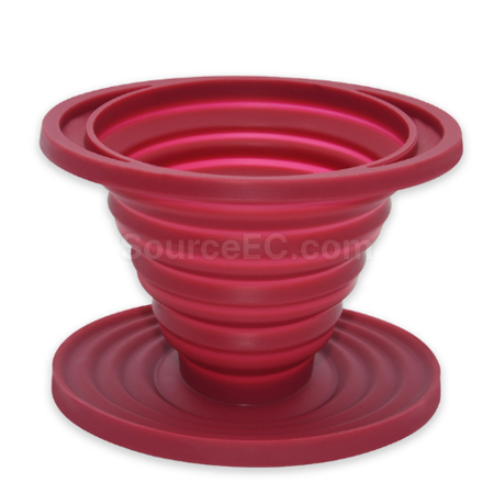 Customization Foldable Silicone Coffee Filter Funnel Corporate Gifts