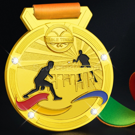Customization Table Tennis Metal Medal Corporate Gifts