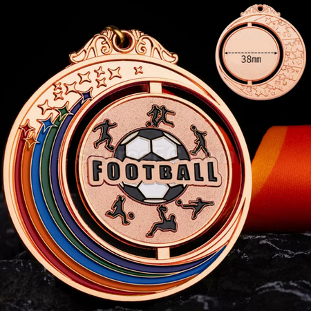 Customization Football Metal Medal Corporate Gifts