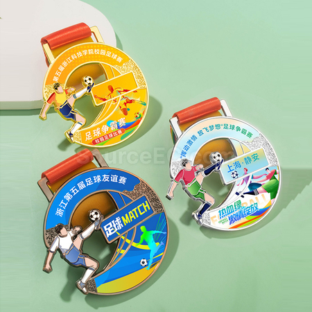 Customization Football Metal Medal Corporate Gifts