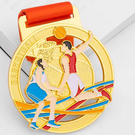 Customization Basketball Metal Medal Corporate Gifts