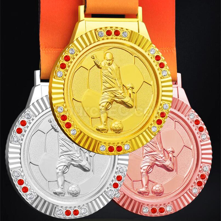 Customization Football Metal Medal Corporate Gifts