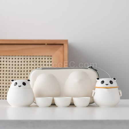 Customization Panda Portable Travel Tea Set Corporate Gifts