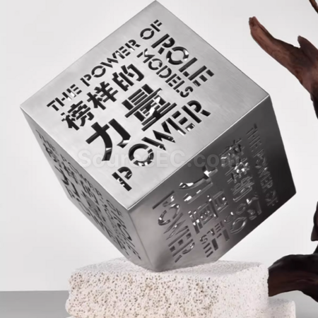 Customization Metal Rubik's Cube Trophy Corporate Gifts
