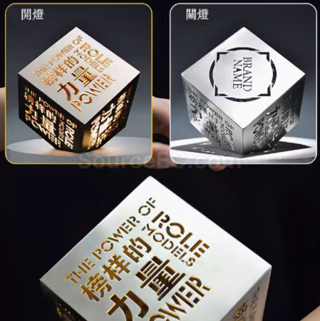 Customization Metal Rubik's Cube Trophy Corporate Gifts
