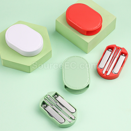 Customization PU Leather Manicure Set Corporate Gifts
