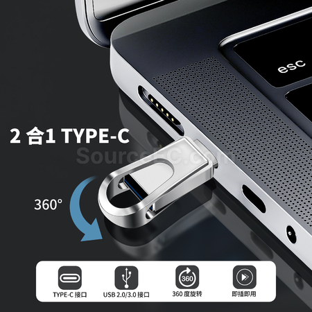 Customization Type-C USB Flash Drive Corporate Gifts