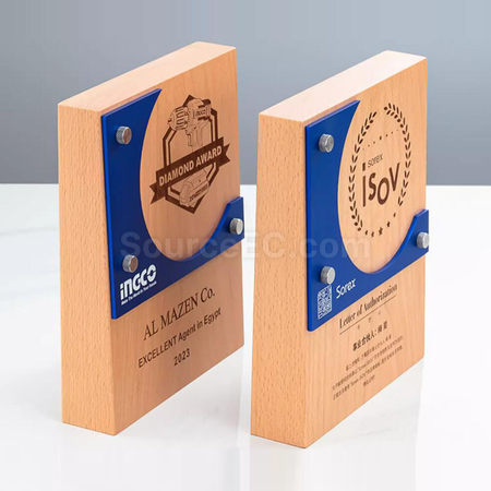 Customization Wooden Plate Corporate Gifts