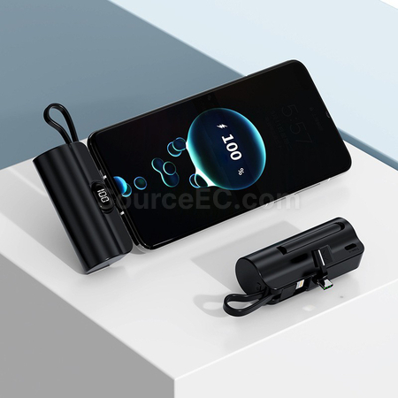 Customization Wireless Capsule Charging Bank with Phone Stand Corporate Gifts