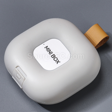 Customization Portable hanging rope divided flip sealed medicine box Corporate Gifts