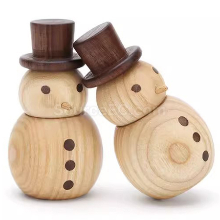 Customization Snow Man Aroma Wood Corporate Gifts