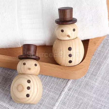 Customization Snow Man Aroma Wood Corporate Gifts