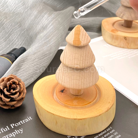 Customization Christmas Tree Aroma Wood Corporate Gifts