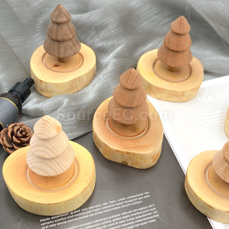 Customization Christmas Tree Aroma Wood Corporate Gifts