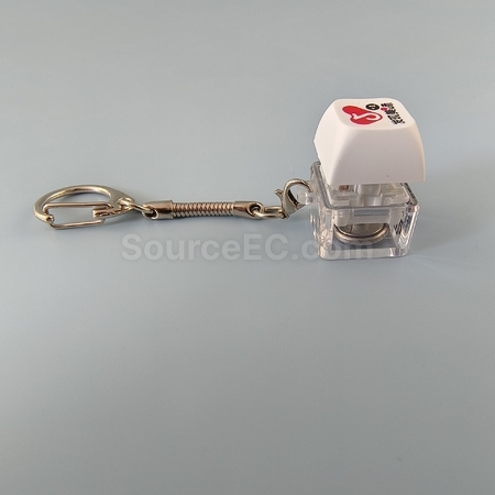 Customization Unzip Button Keychain Corporate Gifts