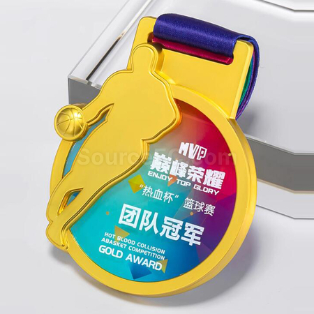 Customization Basketball Metal Medal Corporate Gifts