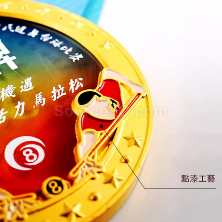 Customization Marathon Metallic Crystal Medal Corporate Gifts