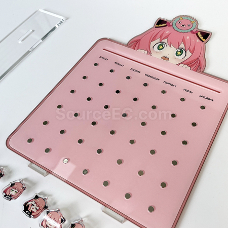 Customization Magnetic Customized Acrylic Calendar Corporate Gifts