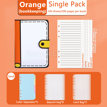 Customization 2D Cartoon Cute Notebook Corporate Gifts