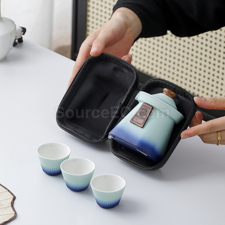 Customization Travel Kung Fu Tea Set Corporate Gifts