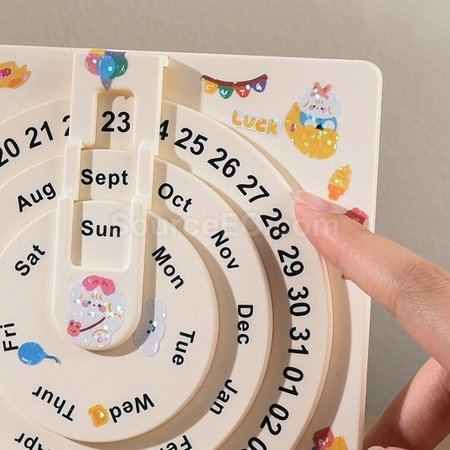 Customization Simple Turntable Perpetual Calendar Corporate Gifts