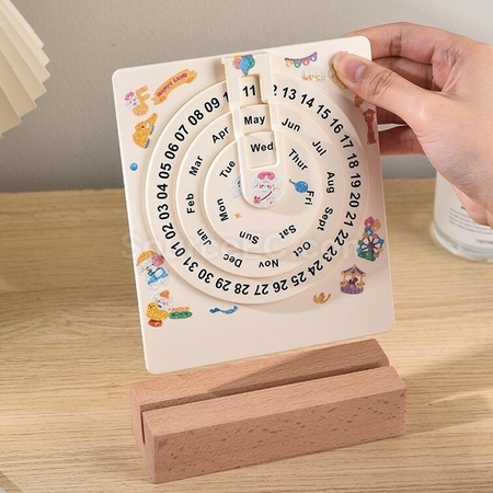 Customization Simple Turntable Perpetual Calendar Corporate Gifts