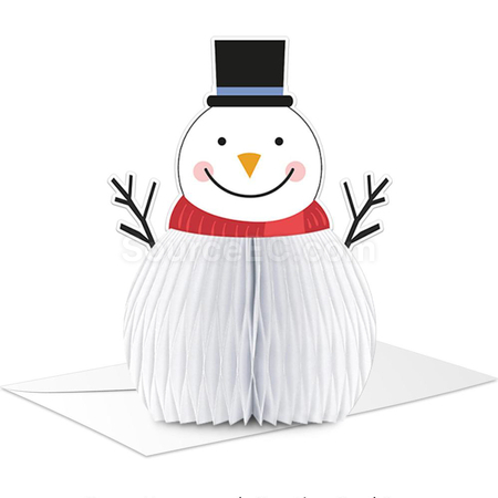 Customization Paper Honeycomb Greeting Card Corporate Gifts