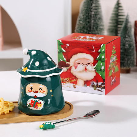 Customization Christmas Cup Ceramic Cup Corporate Gifts