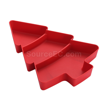Customization Christmas Tree Fruit Plate Corporate Gifts