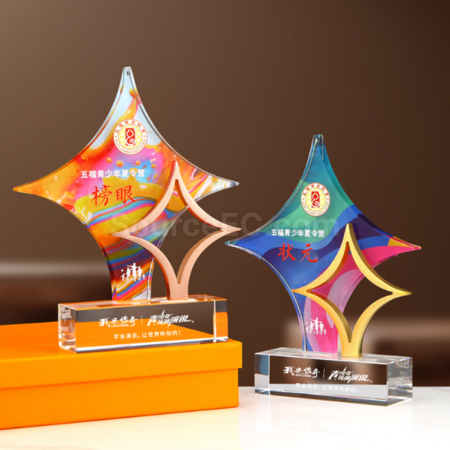 Customization Colored Diamond Crystal Award Corporate Gifts