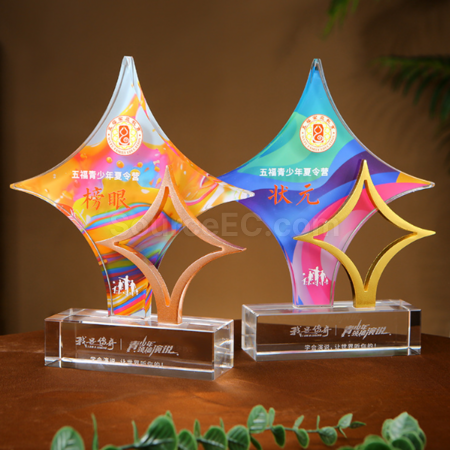 Customization Colored Diamond Crystal Award Corporate Gifts
