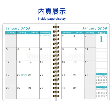 Customization Daily Planner Notebook Corporate Gifts
