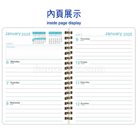 Customization Daily Planner Notebook Corporate Gifts