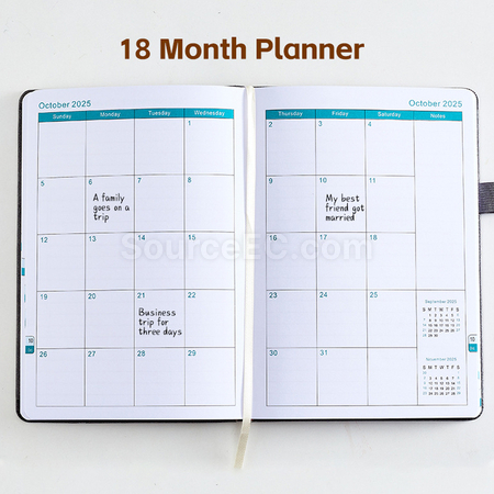 Customization PU Daily Planner Notebook Corporate Gifts