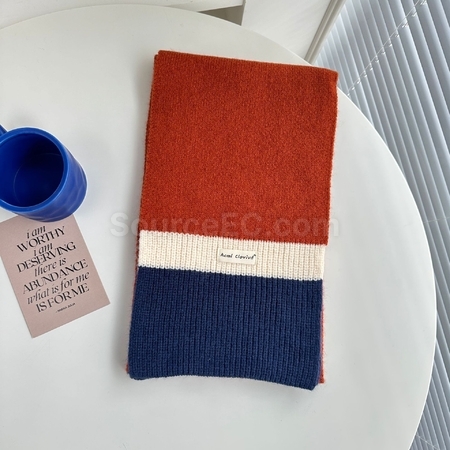 Customization Color Block Scarf Corporate Gifts