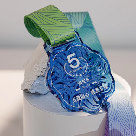 Customization Glass Medal Corporate Gifts